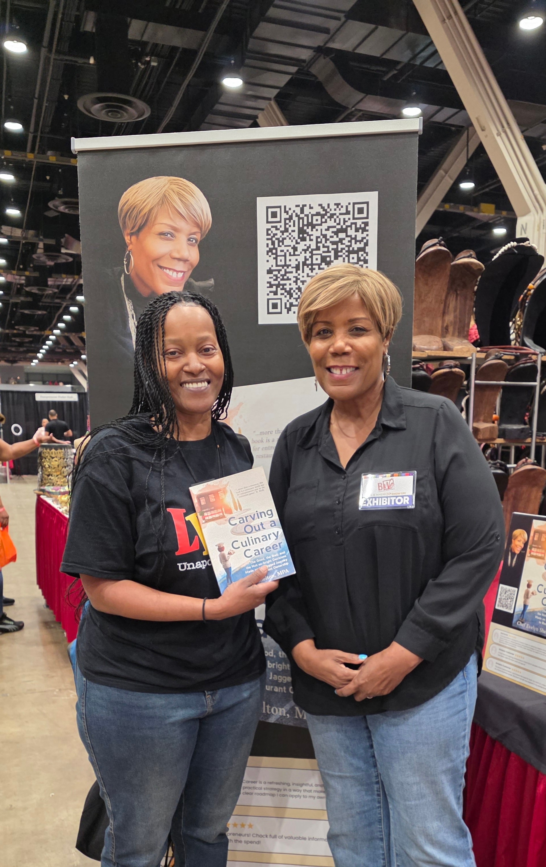 Treena Brittle at a culinary expo